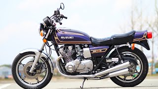 SUZUKI GS750E 4本出しマフラー音❗norikh250東北撮影会、#norikh250 #俺たち四国の旧車乗り #motorcycle #bike #バイク