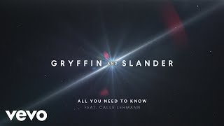 Gryffin Slander - All You Need To Know Audio Ft Calle Lehmann