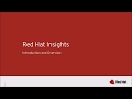 Using Red Hat Insights: Manage Red Hat Enterprise Linux the easier way Pt 1