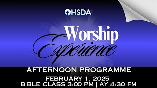 OHSDA Afternoon Programme | Bible Class \u0026 AY | February 1, 2025 @ 3:00 PM