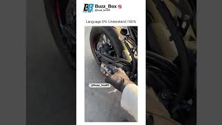 Language 0% Understand 100%..#bikelife #bikeride #bikelover #funnyvideo