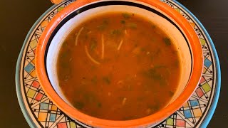 Easy, Healthy And Tasty Moroccan Tomato Soup With Chickpeas Aka Harira