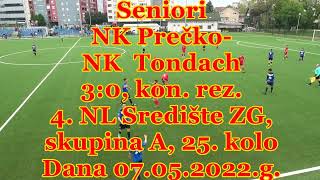 Seniori NK Prečko - NK Tondach