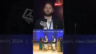 National Creators Awards: Drew Hicks receives award from PM Modi #shorts #pmmodi #DrewHicks