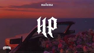 Maluma - HP (Letra) // Ella no esta buscando novio