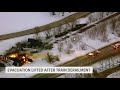 Fiery train derailment in Minnesota prompts evacuations