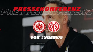 "Gewinnen, um etwas Großartiges zu erreichen" | PK vor Eintracht - Mainz, präsentiert von Krombacher