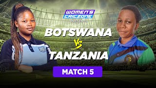 🔴 LIVE: Botswana v Tanzania - Match 5 | Kwibuka T20 Tournament 2022