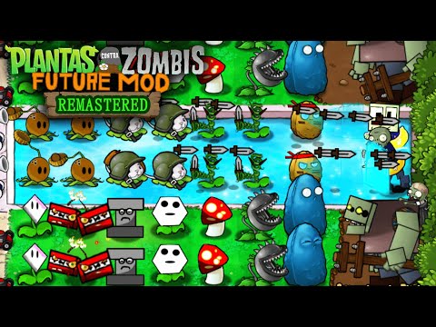 PvZ Futuro Mod Remasterizado v1.5 | ¡Yunque, plantas robóticas, zombis y más cosas futuristas! | Descargar