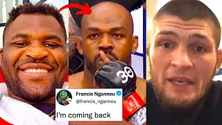 FIGHTERS REACT TO JON JONES SUBMISSION VS CIRYL GANE UFC 285 | JON JONES VS CIRYL GANE REACTION