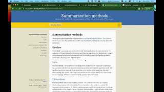 Text Summarization Tutorial, Hands-on Notebook and Open Source Python Tools Introduction