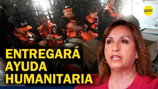 Perú: Presidenta Dina Boluarte entregará ayuda humanitaria tras huaico en Arequipa