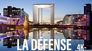 La Défense Paris 4k  Grande-Arche | Paris la defense walking tour 4K 2021 | A walk in Paris