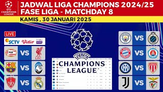 Jadwal Liga Champions 2025 Pekan Ke 8 - Brest vs Real Madrid , Barcelona vd Atalanta | UCL 2025