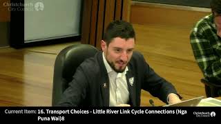 22.09.23 - Item 16 - Transport Choices - Little River Link Cycle Connections (Nga Puna Wai)