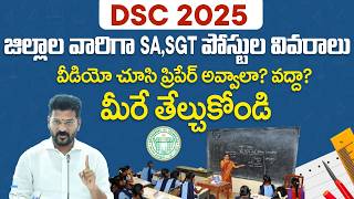 Telangana DSC Notification 2025| SA \u0026 SGT Posts | Telangana Education Department | SocialPost EduHub