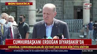 #CANLI - Cumhurbaşkanı Erdoğan, Diyarbakır'da Kurşunlu Camii'nde Cuma namazı sonrası açı...