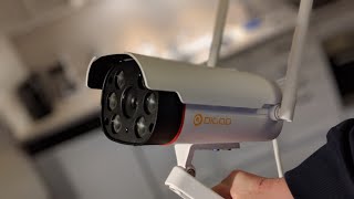 DIGOO DG-W30 Double Light Bullet IP Camera Full Color Night Vision UNBOXING from Banggood