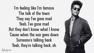 Bruno Mars - Talking to the Moon │Lyrics