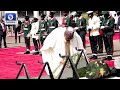 President Buhari Leads Wreath Laying Event To Mark Armed Forces Remembrance Day