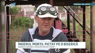 INGERUL MORTII PICTAT PE O BISERICA