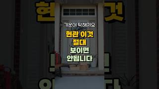 현관 이것 4가지 절대 보이면 안됩니다! 돈복 터지는 풍수 TV #풍수 #풍수 인테리어