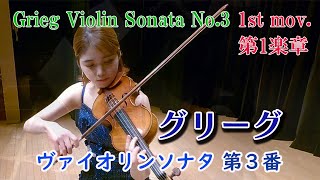 Grieg - Violin Sonata No. 3 ~1st movement