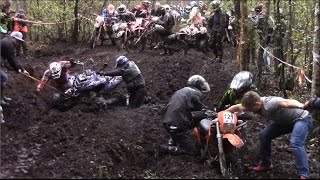 Enduro rally II stage 2016 Quad \u0026 Enduro riding mud \u0026 sprint race