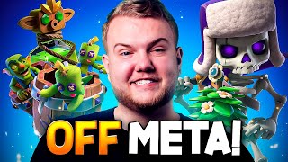 NEW OFF META LOG BAIT DECK SURPRISES EVERYONE IN CLASH ROYALE!