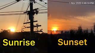 আজকের সূর্যোদয় এবং সূর্যাস্ত | Sunrise \u0026 Sunset