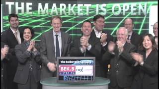 The Becker Milk Company Limited (BEK.B:TSX) opens Toronto Stock Exchange, December 13, 2012