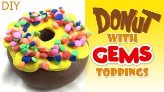 DIY Chocolate Donuts with Gems toppings this New Year | Creative Clay Art Videos