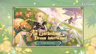 Version 4.7 "An Everlasting Dream Intertwined" Events Overview | Genshin Impact