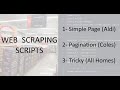 Web Scraping Scripts | Portfolio Projects | Python Selenium