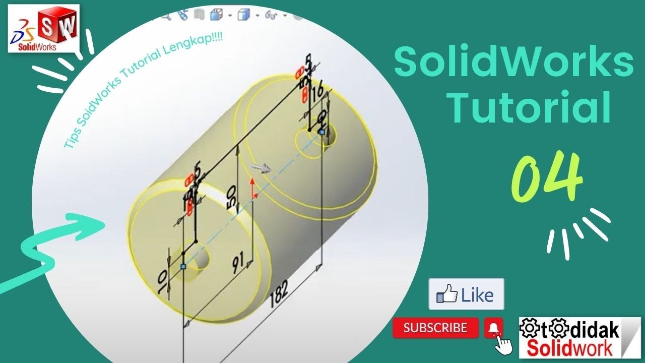 SolidWorks Tutorial For Beginners Exercise 4 - YouTube