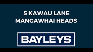 5 Kawau Lane, Mangawhai Heads