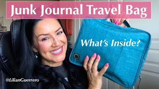 What's In My Junk Journal Travel Bag? - Junk Journal Travel Supplies Kit