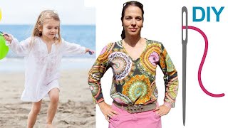 Bluse, Tunika nähen für Anfänger – DIY Oberteil / Bluse  