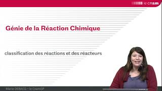 GRC : classification des réactions et des réacteurs