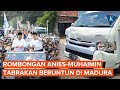 Iring-Iringan Rombongan Anies-Muhaimin Kecelakaan di Madura