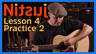 Nitsuj Learning Guitar. Lesson 4 Practice 2 Justin Guitar Beginner Course 2020