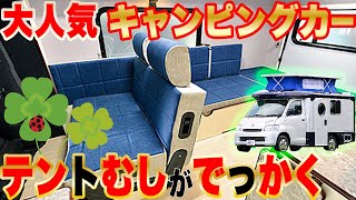 【ポップアップルーフの使い方徹底解説！】バンショップみかみ”Dテントむし”