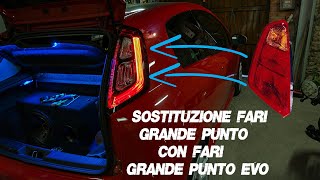 tutorial montaggio fari posteriori della punto evo su grande punto