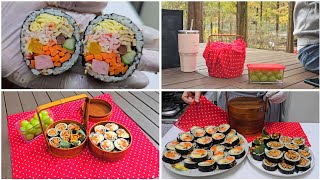 Would you like to make pretty and delicious kimbap and go on a picnic?