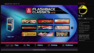 Playing some Atari Flashback Classics 3