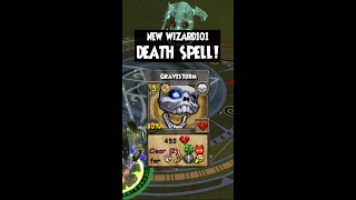 New Level 160 Death Spell #shorts #wizard101