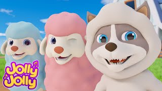 Wolf or Sheep? 🐏Baa Baa Black Sheep🐏+ More Animal Songs | Jolly Jolly Learn and Play Nursery Rhymes