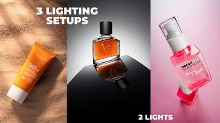 3 Product Photography Lighting Setups (with 2 lights)