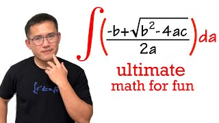 I integrated the quadratic formula