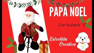 PAPÁ NOEL con butaca (tutorial)